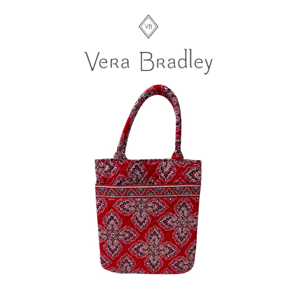 ❤️Vera Bradley Skinny Tote - Frankly Scarlet (Retired)